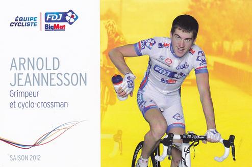 2012 FDJ-BigMat #NNO Arnold Jeannesson Front